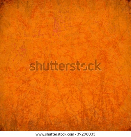 grunge orange streaked textured background