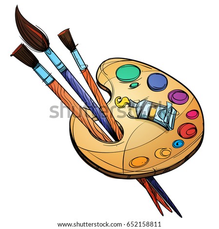Artist Palette Vector At Vectorified Com Collection Of Artist