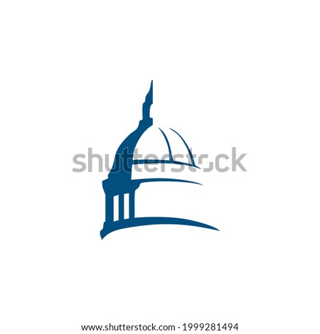 capitol building logo design concept