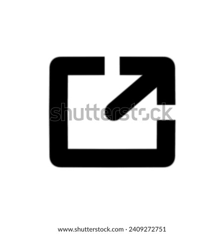 External link icon. link sign and symbol. hyperlink symbol