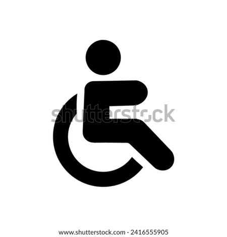 Wheelchair, handicap icon design vector illustration