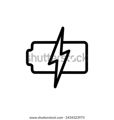 Battery icon, battery charge level. battery Charging icon, icon flet isolated on white