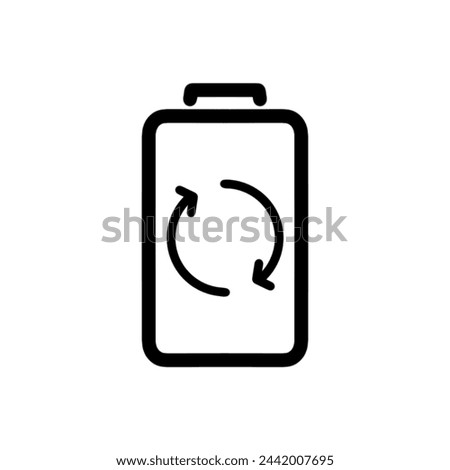 Vector illustration of solar energy symbol icon. illustration of renewing electrical energy on a white background. color can be changed. solid style