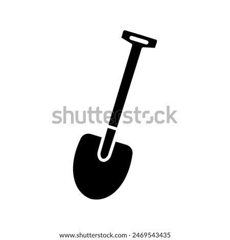 Shovel icon. Isolated spade and shovel icon line style. Premium quality vector spade symbol drawing shovel concept for your logo web mobile app UI design.