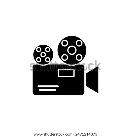 video camera icon vector, camera icon. video camera symbol. movie sign vector, Video recorder icon vector in outline style isolated, outline style