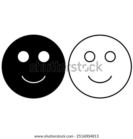 smile emoji icon vector illustration