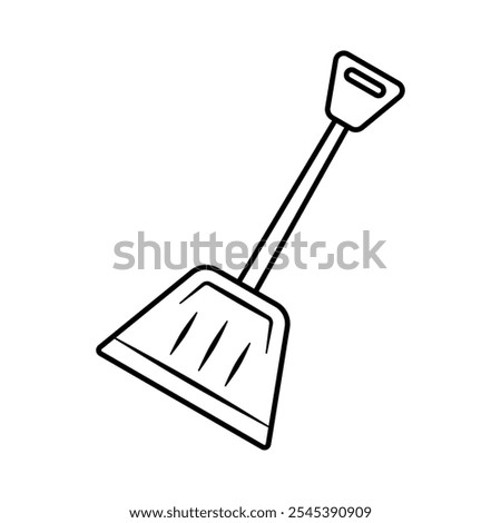 Shovel icon. Isolated spade and shovel icon line style. Premium quality vector spade symbol drawing shovel concept for your logo web mobile app UI design.