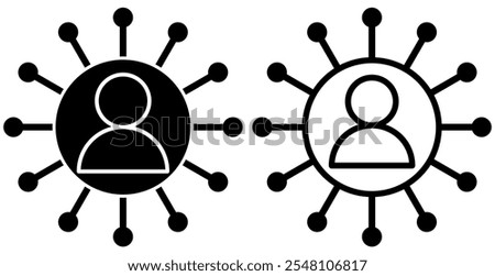 Affiliate icon vector. Trendy flat affiliate icon from marketing collection isolated on white background. Vector illustration can be used for web and mobile graphic design, logo, eps10