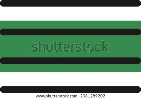 Justify Text Line Filled Vector Icon Design
