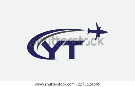 Tour and travel agency, trip advisor, aviation company illustration and adventure event vector logo design