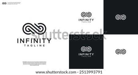 minimal infinity logo design inspiration