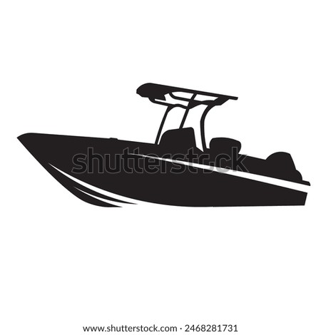 boat on the water  icon vector design