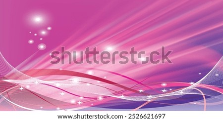 Energetic abstract image featuring a dazzling purple background with flowing lines and sparkling lights, perfect for creative design projects.