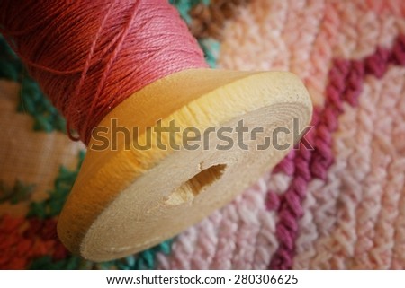 spools of thread embroidery