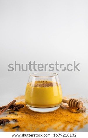 Similar – Image, Stock Photo turmeric milk