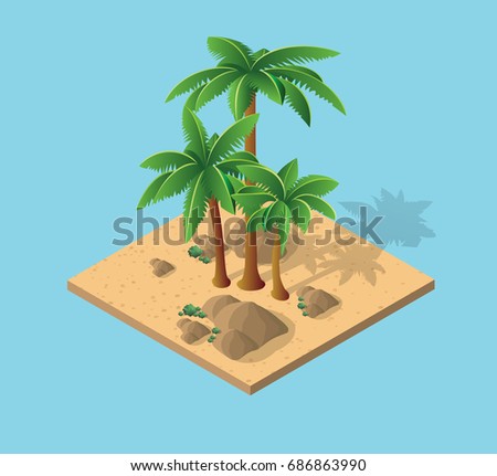 Similar – Image, Stock Photo Green Island Desert dunes