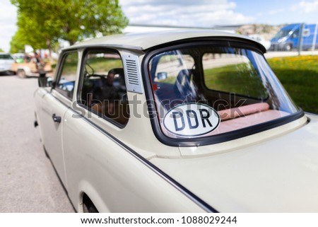 Similar – Image, Stock Photo Trabant Vehicle Car Trabbi