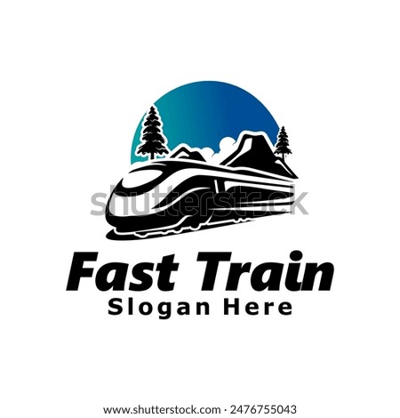 Train Logo Template Design Illustration