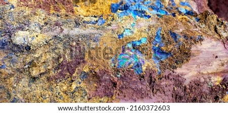 High grade laterite nickel ore, from Kabaena Island, Indonesia. Imagine de stoc © 
