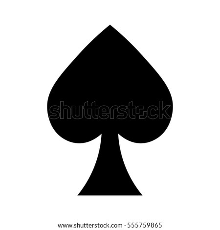 Black spades sign