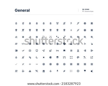 Essencial UI Icons Pack Duotone Style