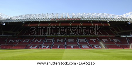 Old Trafford stadium, home of Manchester United Football Club