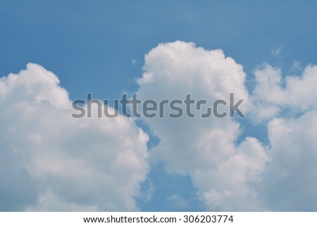 Cloud and sky in summer, Asia sky location