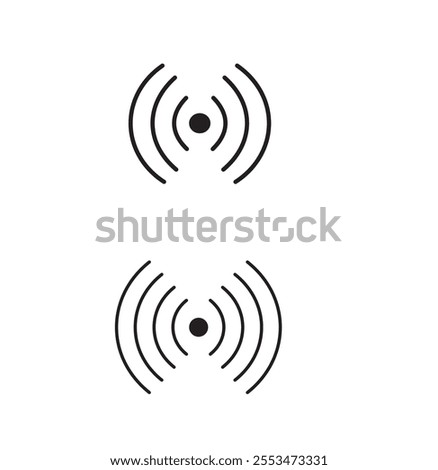 Minimalistic network icon design featuring interconnected nodes and lines, representing data sharing, communication and internet connectivity. Available in various styles, including flat, line art,3D