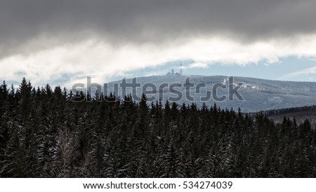 Similar – Foto Bild Harzer Winterlandschaft