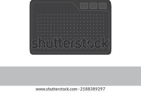 Graphics for new business. Wacom Input Device Computer Multi-touch icon. Professioal, minimalist, creative and eye-catching design. Cintiq Drawing Pad ,Pen Tablet Vector Art, Icons, and 