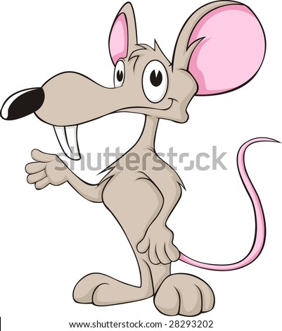 Happy Rat Stock Vector Illustration 28293202 : Shutterstock