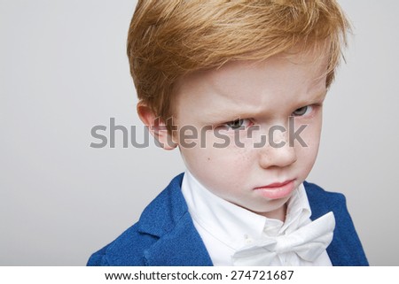 Child in a bad mood