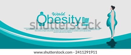 Vector illustration of World Obesity Day.