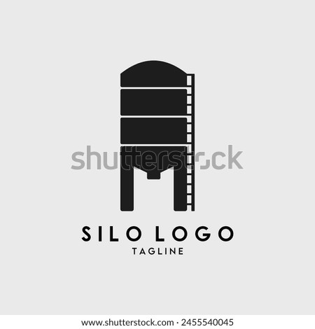 silo logo vector illustration design