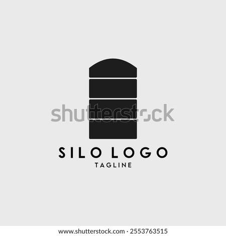 silo logo vector illustration design