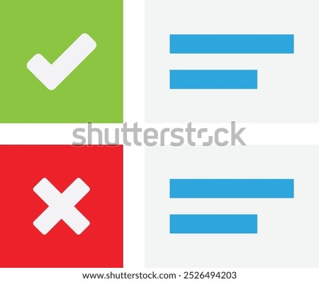 Checklist Document Clipboard Icon Vector Flat Illustration