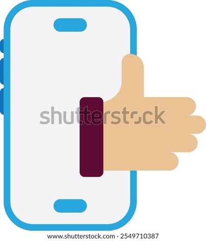 Like Favorite Feedback Icon Vector Flat Illustration