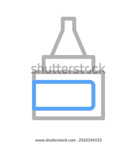 Glue bottle icon. Concept of adhesion, repair, and crafting.