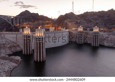 Similar – Image, Stock Photo Hoover Dam