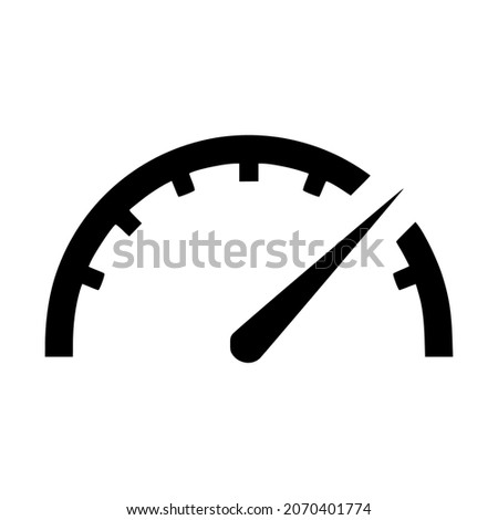 Speedometer icon vector top speed icon logo illustration