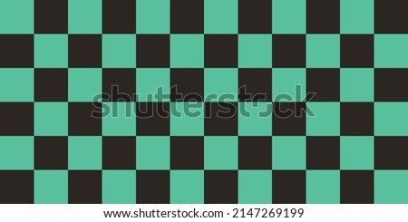 checkered pattern, tanjiro Demon Slayer - Kimetsu No Yaiba