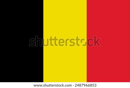 Vector Belgium flag, Belgium flag illustration, Belgium flag picture, Belgium flag image.