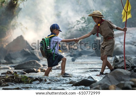 Similar – Foto Bild kletterin (2) Kind Mädchen