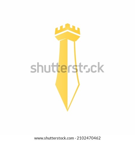 Kingdom of golden crown abstract vector and logo design