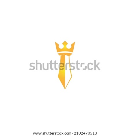 Kingdom of golden crown abstract vector and logo design