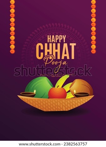 Chhat Pooja is a Hindu festival, mainly celebrated in the Indian states of Bihar and Uttar Pradesh, 
 Means dedicated to the worship of the Sun God and Chhathi Maiya.