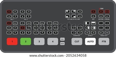  mini video Switcher for streaming and Multicamera system (4 INPUT)