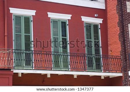 Wrought iron balcony - Camp St. - New Orleans, LA