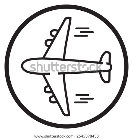 airplane icon vector design. airplane vector