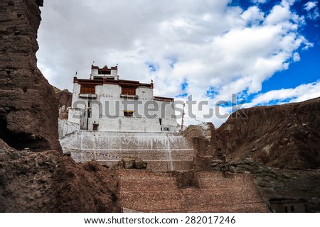 Basgo Monastery,Leh Ladakh,Jammu-Kashmir,India.